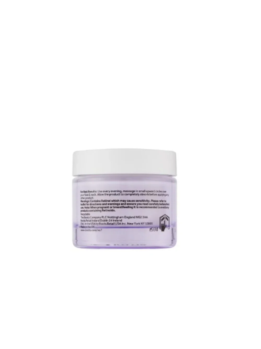 No7 Pure Retinol Night Repair Cream 1.69 fl oz Fragrance Free